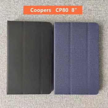Yeni Kılıf için Coopers CP80 8 İnç Tablet PC Moda PU Kılıf Kapak için Coopers CP80 + Ücretsiz Stylus kalem