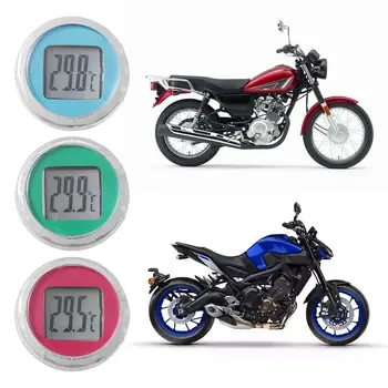 Yeni Mini Motosiklet Saatler İzle Su Geçirmez Stick-On Motosiklet Dağı İzle Araba Oto Styling Zaman Göstergesi Moto Bisiklet Dijital Saat