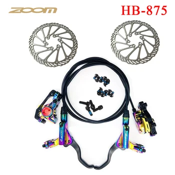 Yeni ZOOM HB-875 Bisiklet Fren mtb Fren Hidrolik disk fren 800/1400 / 1500mm MT200 dağ bisikleti Fren Yükseltme MT315 MT615