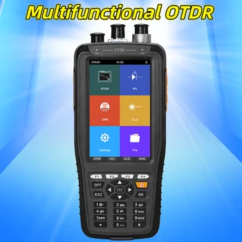 Çok fonksiyonlu OTDR 1310/1550 / 1610nm (İsteğe Bağlı) VFL/OPM / OLS Dokunmatik Ekran Optik Zaman Etki Alanı Reflectometer Fiber Optik Test Cihazı