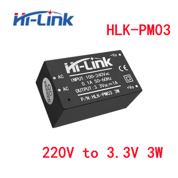 Ücretsiz Kargo 10 adet / grup Yeni Hi-Link HLK-PM03 ac dc 3.3 v 3w Güç Kaynağı Modülü
