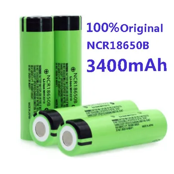 Ücretsiz Kargo 100 % Orijinal Batería.yeniden şarj edilebilir Nueva 18650,3400 mah 3.7 v NCR18650B 3400 mah Herramienta Eléctrica LED