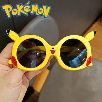 Japonya Anime Pokemon Güneş Gözlüğü Pikachu Karikatür Figürleri Gözlük Çocuk Erkek Kız Güneş Gözlüğü Sevimli Dekorasyon Çocuk Oyuncak Hediyeler